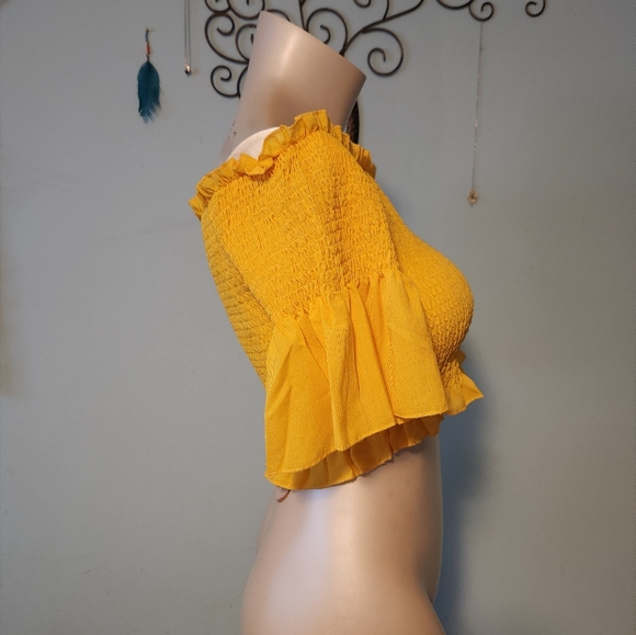 Cropped strechy blouse - Picture 4 of 4